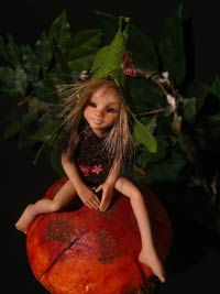 Ooak Fairy Tale Sim sul fungo